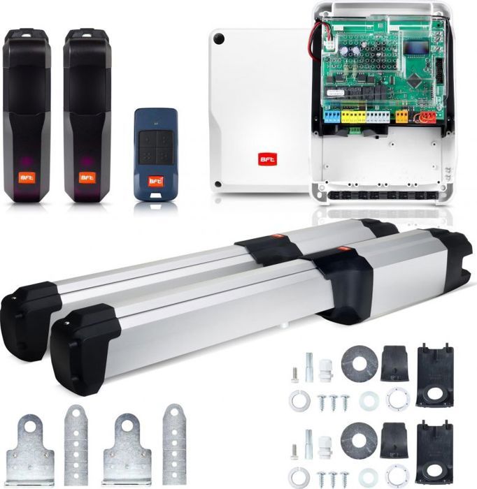 Kit motorisation portail battant - BFT - PHOBOS BT B40 - 2 télécommandes - 230V - Ouverture 110°