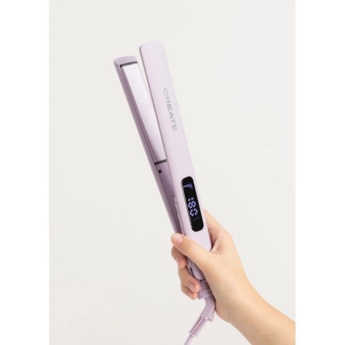 Fer à lisser - Create - Styler céramique slim - Écran numérique - Double fonction