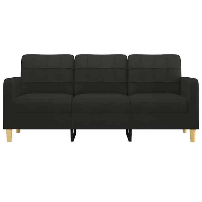 RemiseCanapé - CLIC-CLAC - à 3 places Noir 180 cm Tissu JILIMAISON2025 19241770