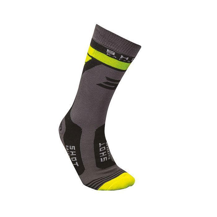 Chaussettes moto cross SHOT RACE GEAR Race Neon yellow Chaussettes moto cross SHOT RACE GEAR Race Neon yellow