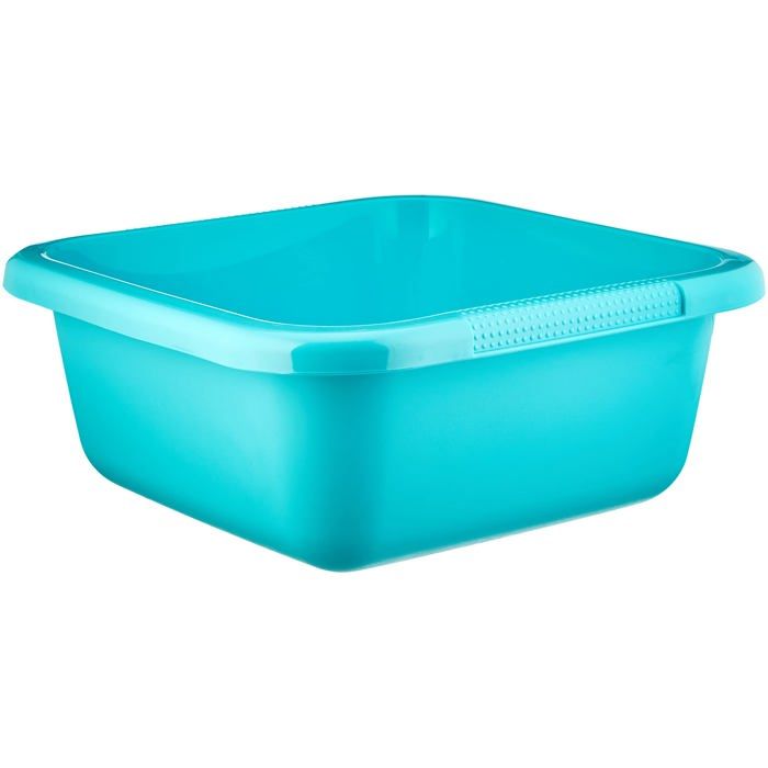 Bassine Carrée 6L - Curver - Turquoise - Robuste - Solide - Étanche