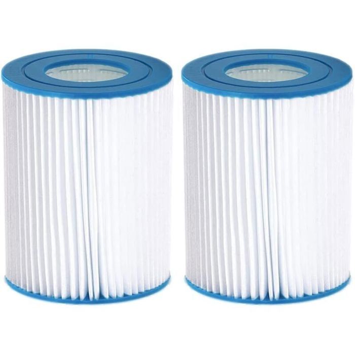 Cartouche de filtre de piscine - PZCC - Compatible Bestway 58094 - Type II - Diamètre ext. 106 mm - Lot de 2