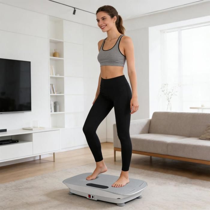 YIYI. APPAREIL DÉLIMINATION DES GRAISSES 1 À 10 NIVEAUX DE VITESSE RÉGLABLES MUSIQUE BLUETOOTH 60 X 30 X 10 CM GRIS