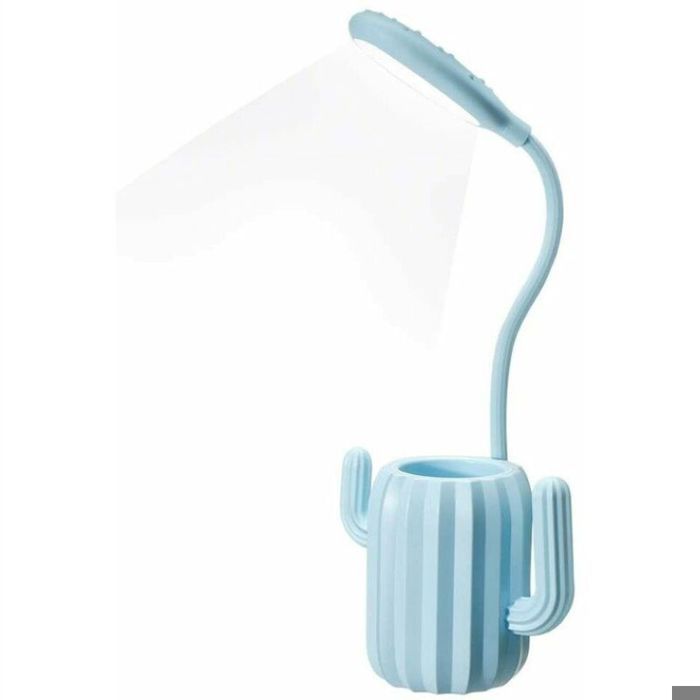 Lampe de Bureau Sans Fil Lampe de Table Liseuse LED Tactile Luminosité Ajustable avec Pot à Crayon Bureau Décoration Cadeau