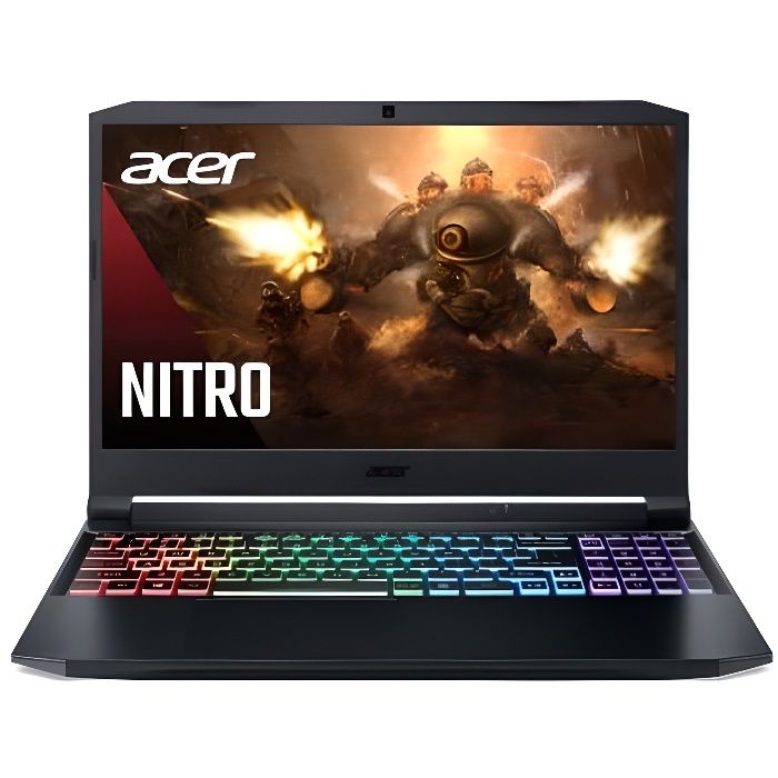Portable Acer Nitro AN515-45-R6SV AMD Ryzen 5 5600H 8Go DDR4 512Go SSD NVIDIA® GeForce RTX™ 3050 - DAS 1.12 Noir - 15.6'' FHD IPS 14