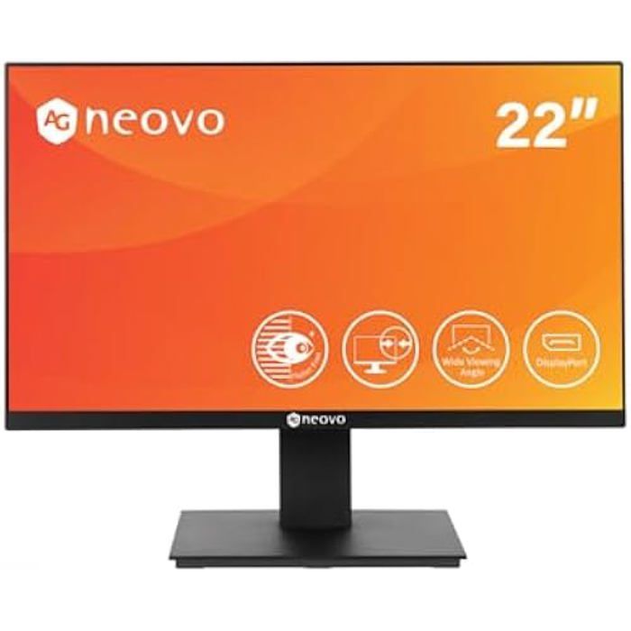 Écran LED – AG NEOVO – LA-2202 – 215 pouces – Full HD 1920 x 1080 – HDMI et VGA