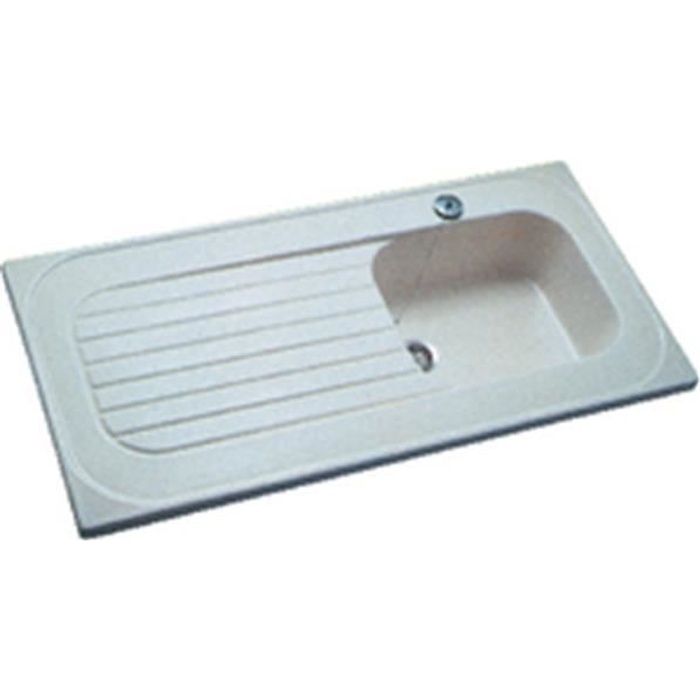 Allia Evier A Poser Ceramique Special Lave Vaisselle Royat 120x60 Cm Blanc Ref 00694000000 Achat Vente Evier De Cuisine Allia Evier A Poser Ceramiq Cdiscount
