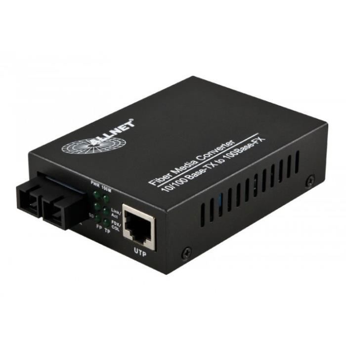 Allnet ALL-MC102-SC-MM convertisseur de support réseau 100 Mbit/s Multimode