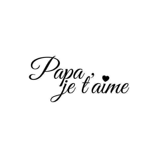 Wallpaper Tampon Papa Je T Aime Artemio Achat Vente Tampon Decoratif HD