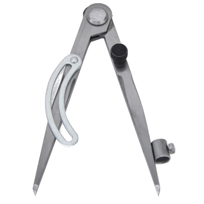 Walfront Diviseurs D'ailes En Acier Verrouillables Réglables Séparateur D'outils De Travail En Cuir 100 Mm Rotatif Scratch Cuir Boussole Outils De