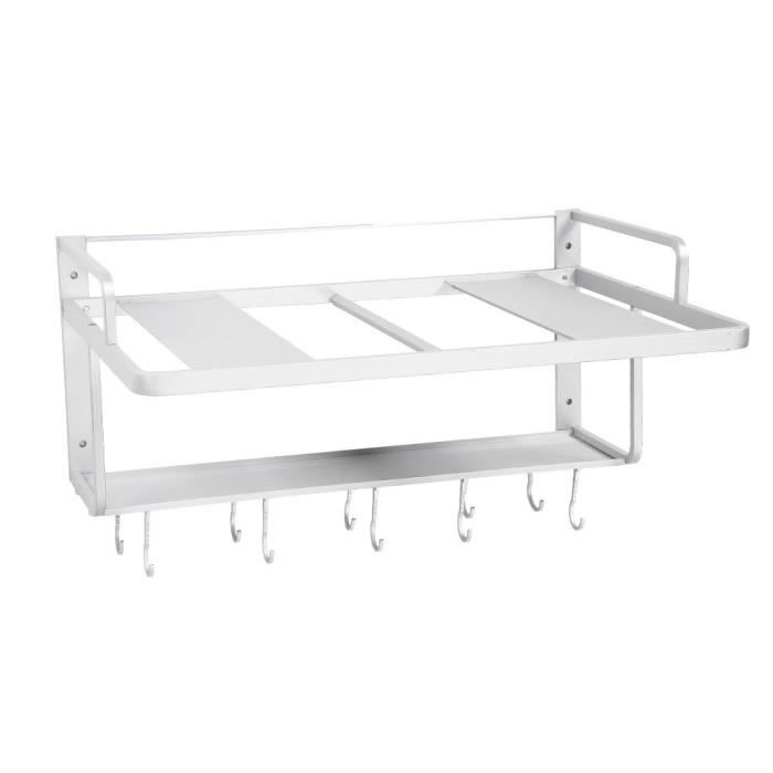 Etagere Murale Aluminium Pour Four Micro Ondes Cuisine Achat