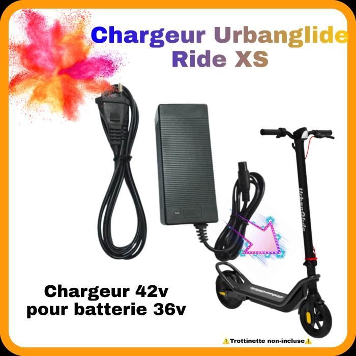 Chargeur électrique pour trottinette Ride XS de UrbanGlide - 36V