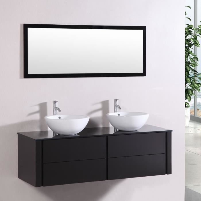 Meuble Salle De Bain Avec Vasque En Verre Trempé Meuble De Salle De Bain Lilia 2 Vasques 1 Miroir Wenge Achat Vente Salle De Bain Complete Lilia Wenge Ensemble Sall Ceramique Laiton Bois Mdf Synthetique Verre Trempe Melamine Cdiscount
