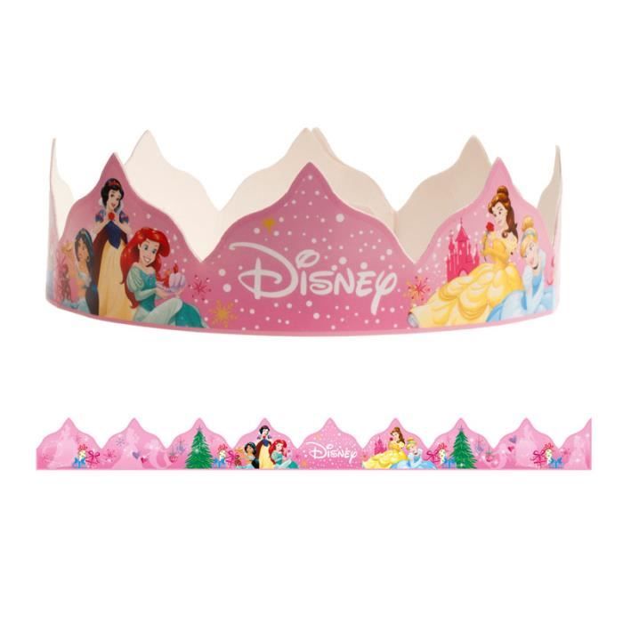 Lot de 4 Couronne de galette des rois Princesse Disney - Epiphanie