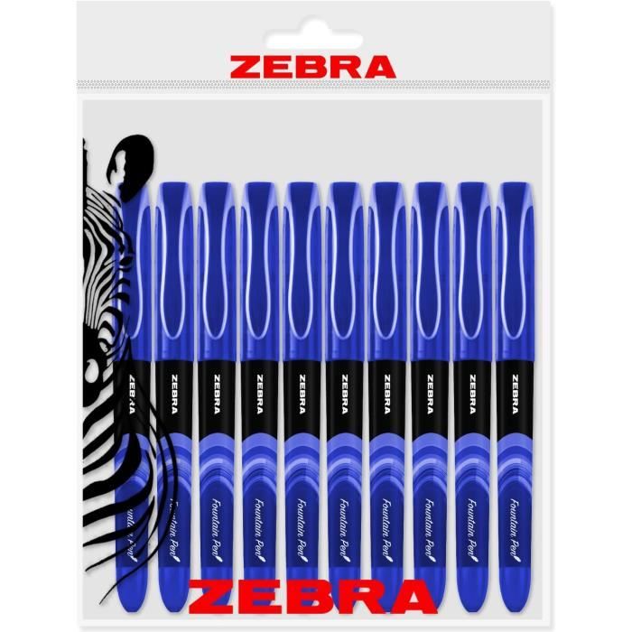 Zebra 2566 Lot de 4 stylos plue ulticolore