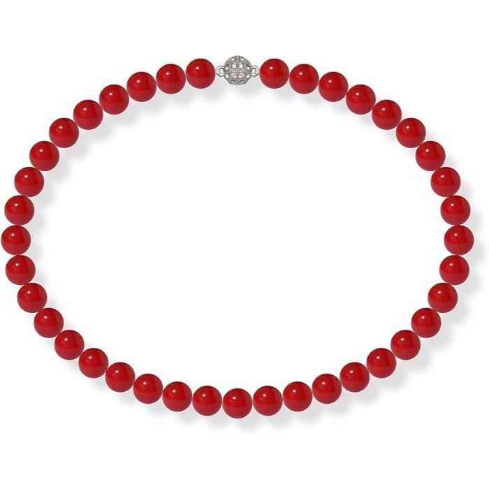 Collier En Argent Avec Une Magnifique Perle Noire De Tahiti - Pierre Naturelle Et Pierres Fines