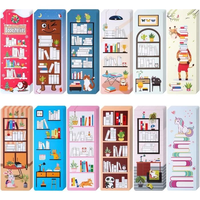 Marque-pages Magnétiques NOCHME - Lot De 10 Design Galaxie - Pour Livres, Études Et Bureau