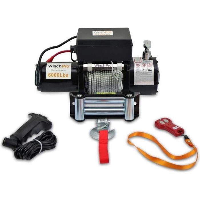 Treuil Électrique 12V 6000 lbs avec Cdiscount Bricolage