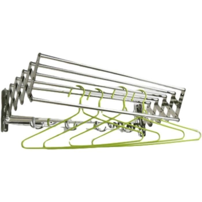 SVE Étendoir Électrique Intérieur 100W - 6 Barres Aluminium Pliable Portable