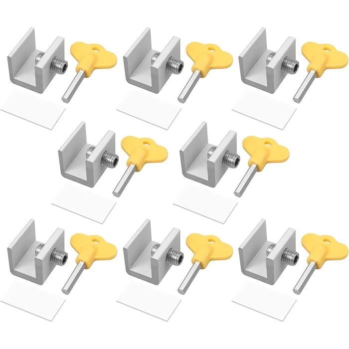 Verrous De Sécurité Enfants - Lot De 2 - Protection Fenêtre Et Porte Sans Perçage