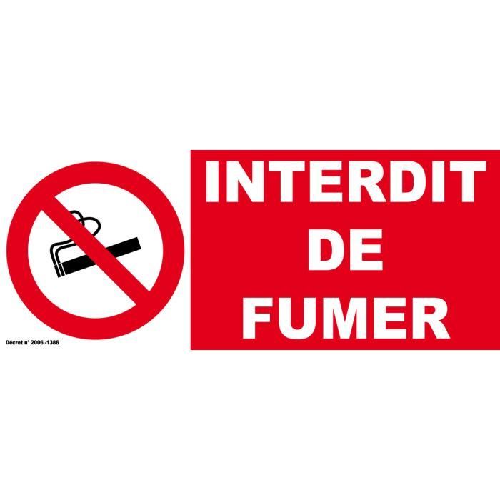 Panneau Interdit De Fumer