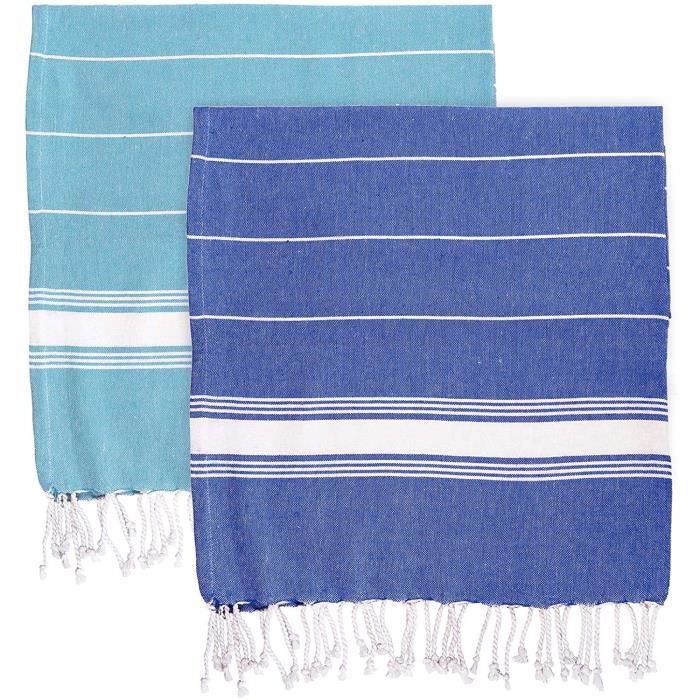Plage de Bain Piscine Nicola Spring Coton Turc Enfants Serviette Hammam Peshtemal Fouta Style Marine