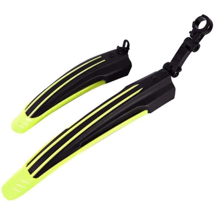 ZUKKA Lot De 2 Garde-Boue Avant Arrière Universel VTT Vélo 24-29 Pouces - Pliable