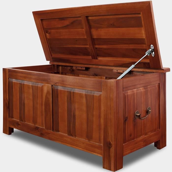 Petit Meuble De Rangement Deuba Coffre De Rangement En Bois Dur Acacia Style Vintage Antique 85cmx44 Cmx48cm Malle De Rangement 1294 Achat Vente Petit Deuba Coffre De Rang1294 Cdiscount