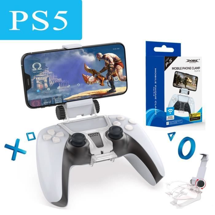 Jeux vidéo,Manette de jeu PS5 DualSense sans fil, support avec