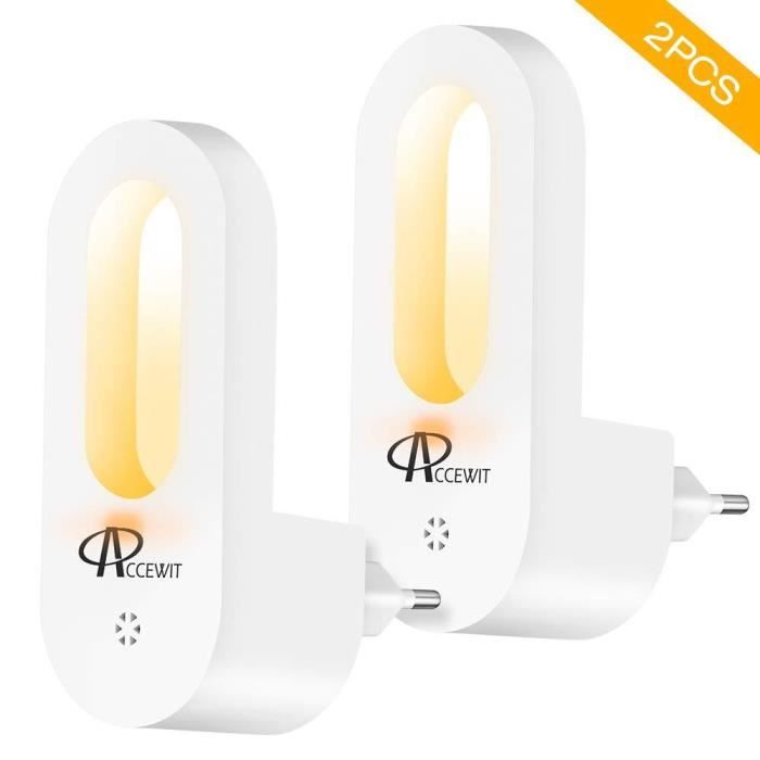 Veilleuse Enfant Prise Electrique Led Automatique Accewit Lampe De Nuit Murale Veilleuse Chambre A Coucher Salon Salle De Bain Cdiscount Puericulture Eveil Bebe