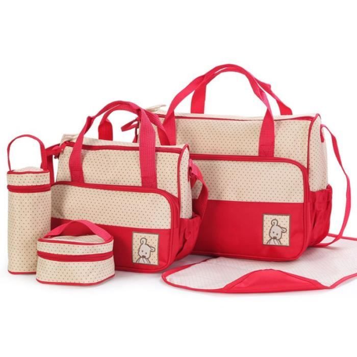 Sac à langer rouge clearance