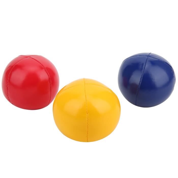 Kit De 3 Balles De Jonglage En PU Pour Débutants Et Pros - 6,3 Cm, étanches Et Légères
