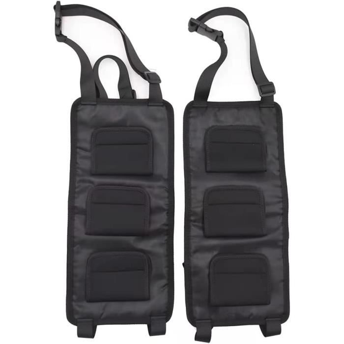 Support De Canne à Pêche Voiture – Sac Filet De Rangement 31x21 Pouces Double Usage – Porte-Cannes Organisé Pour Pêcheur En Plein Air, Camion, SUV