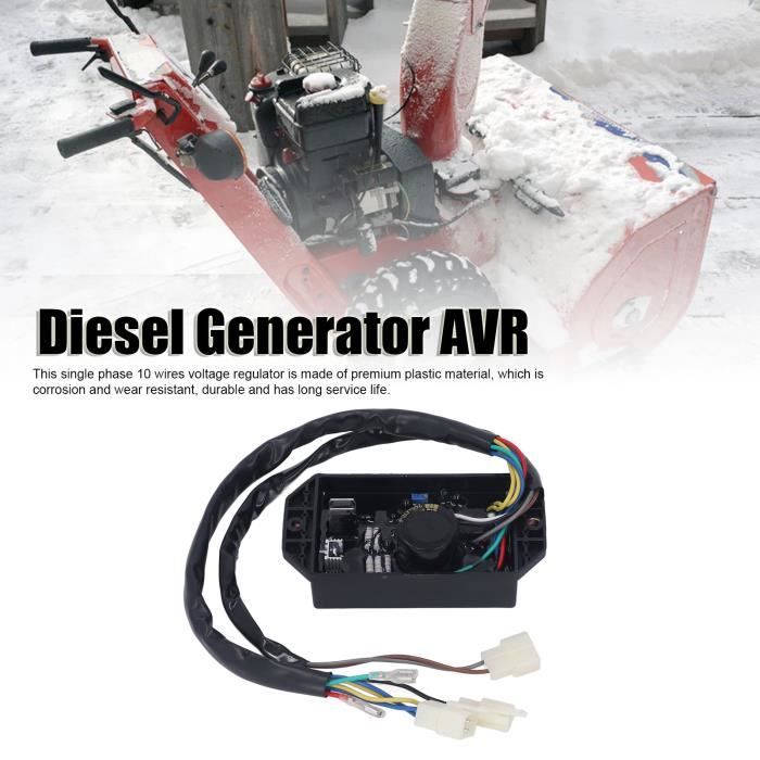 Régulateur De Tension Automatique AVR - Stabilisateur 220V/380V Monophasé/triphasé - Pour Générateur, Protection Contre Les Fluctuations - Installation Facile