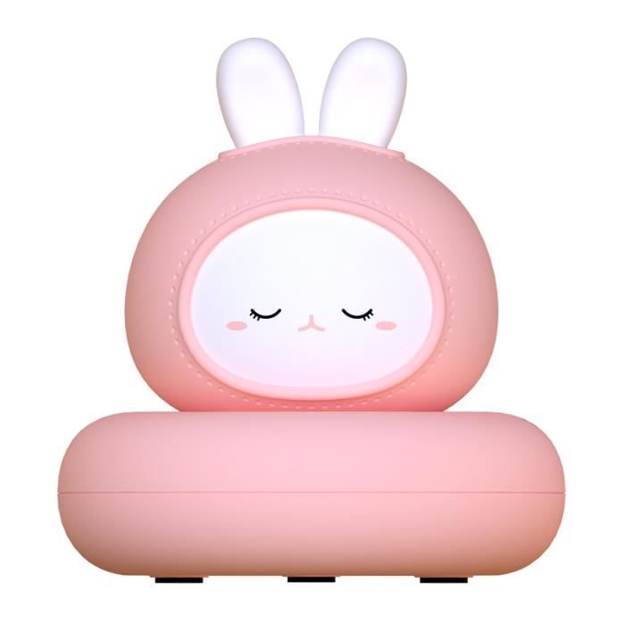Lapin Mignon Petite Lampe de nuit Lampe de Sommeil de Chambre Nourrit bébé Protection des yeux Enfant Lumière douce Lampe de Chevet