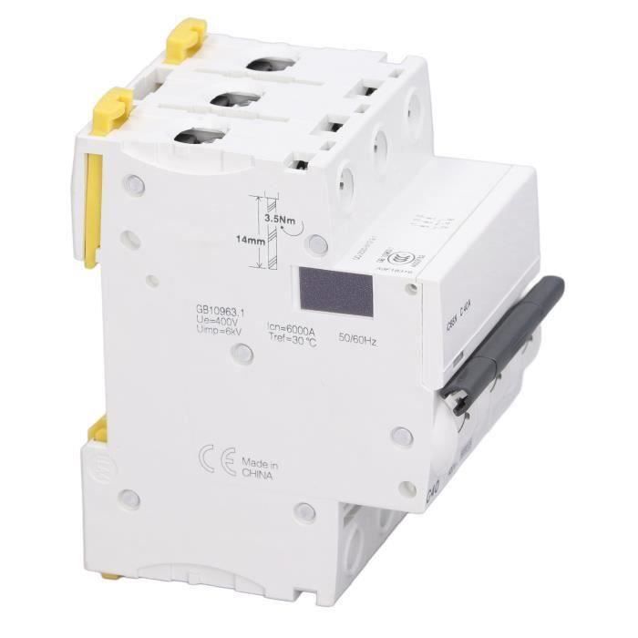 Interrupteur De Protection Triphasé - RoadEu 16A, 3 Sorties, IP20, 230V