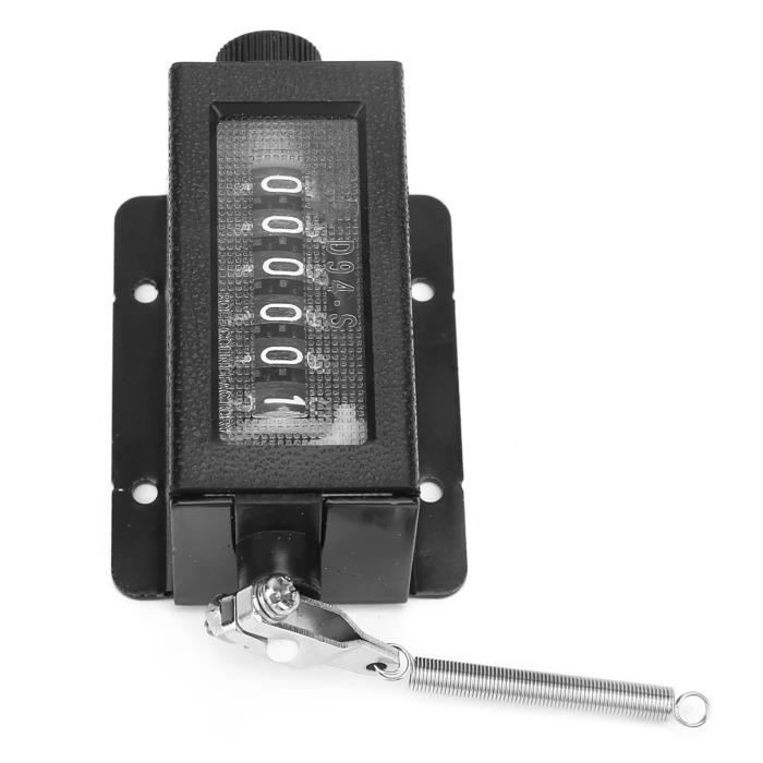Compteur Mécanique Réarmable D94-S - 6 Chiffres, 1:1, Pour Poinçons Et Machines