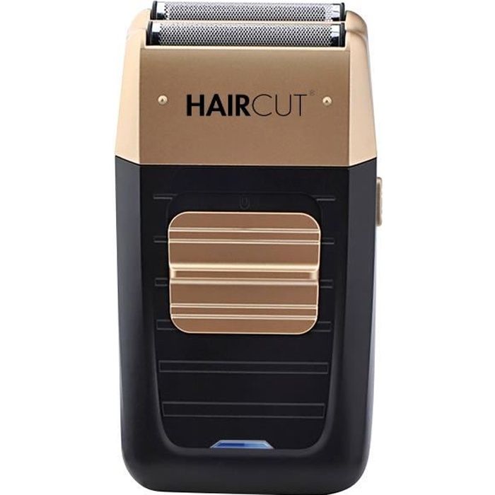 Rasette professionnelle Haircut - TH80 - Noir et doré - Lame de finition rétractable - Autonomie 45 min