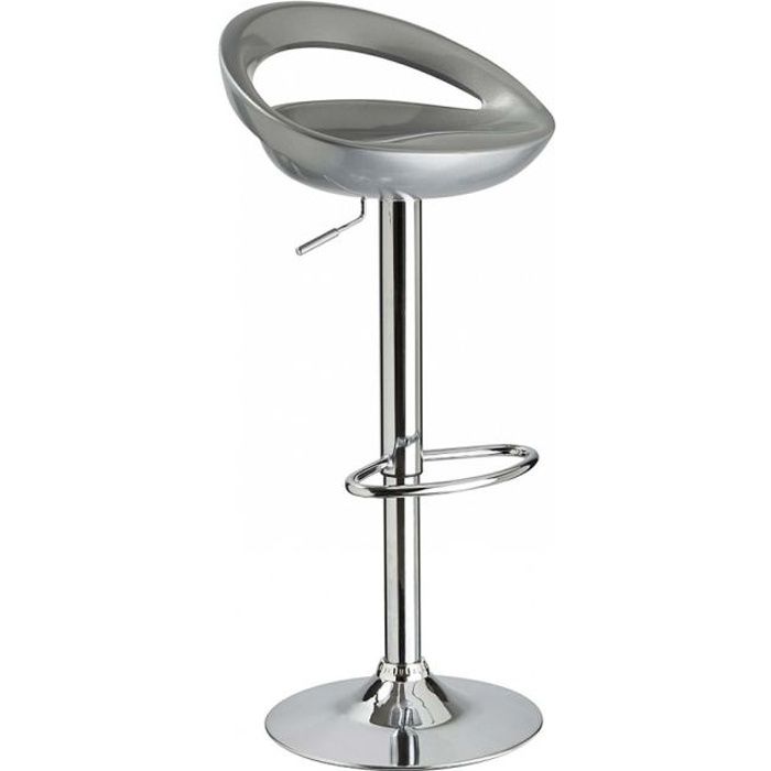 tabouret de bar gris