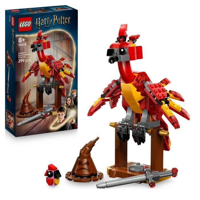 LEGO Harry Potter 76448 Fumseck : Le Phénix de Dumbledore - Jouet  Dès 8 Ans