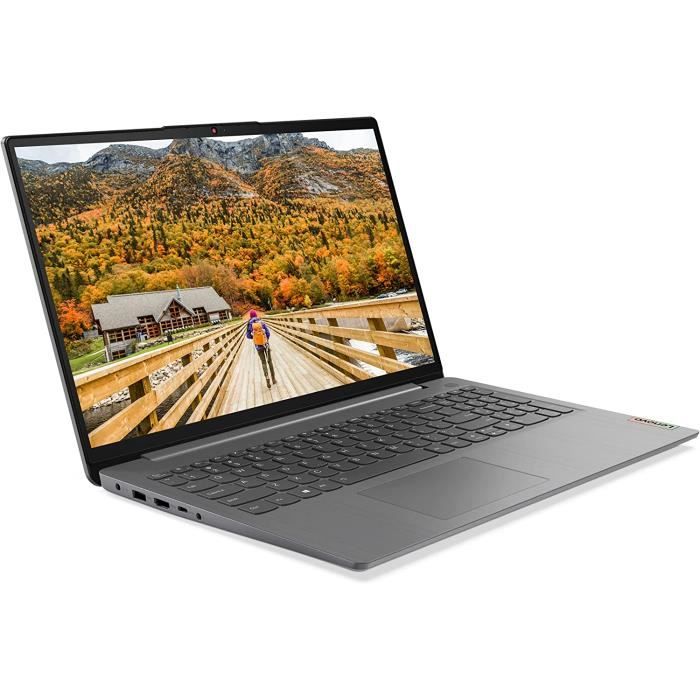 Lenovo IdeaPad 3 Ordinateur Portable 15.6 Pouces FHD (AMD Ryzen 5 RAM 8Go SSD 512Go Graphique AMD Radeon Windows 11 Home