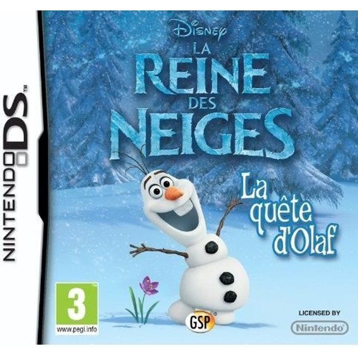 La Reine des Neiges : La Quête dOlaf Jeu DS - vue 1