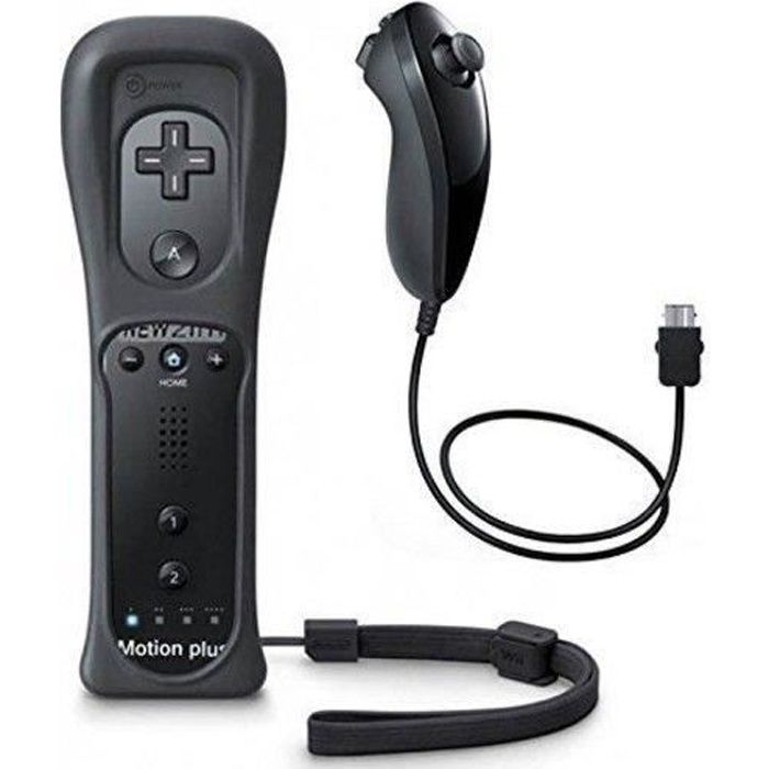 de nintendo Wii avec Motion Plus et Nunchuk + Etui joystick Noir Cdiscount Informatique