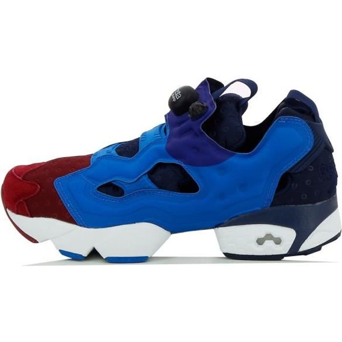 Basket Reebok InstaPump Fury Asym - V67792 - Homme - Bleu - REEBOK - Textile - Lacets