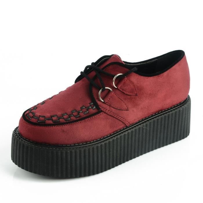 Derbies outlet creepers femme