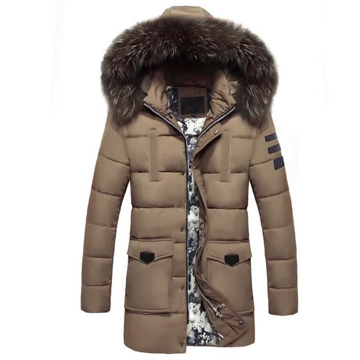 Manteau matelassé homme long clearance