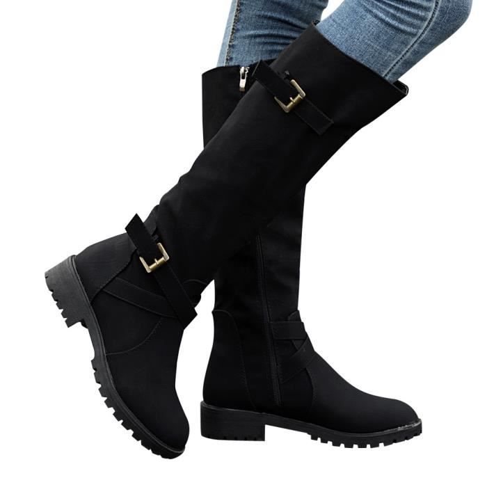 boot motard femme