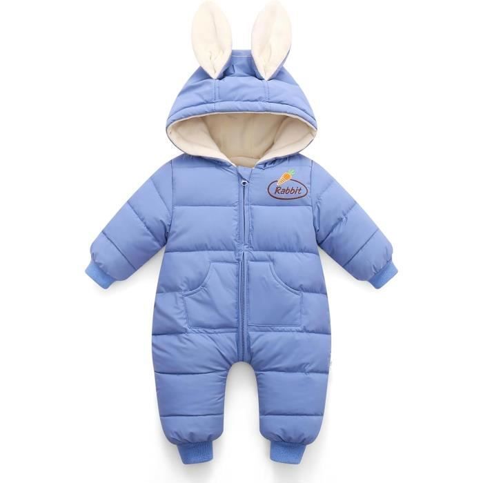 WYTbaby Grenouillère De Neige En Polaire Pour Bébé, Combinaison épaisse