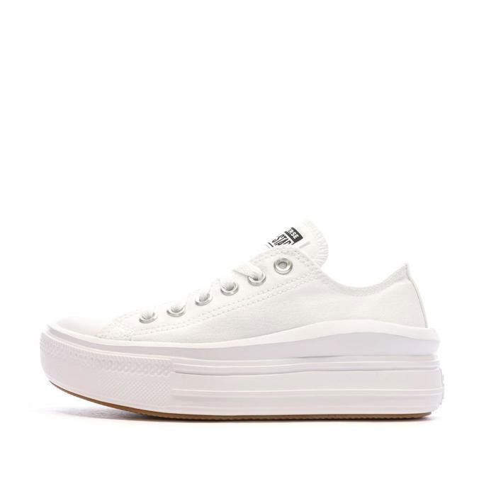 Baskets Chuck Taylor All Star Move Platform OX Blanc CONVERSE Canvas Lacets Adulte Mixte