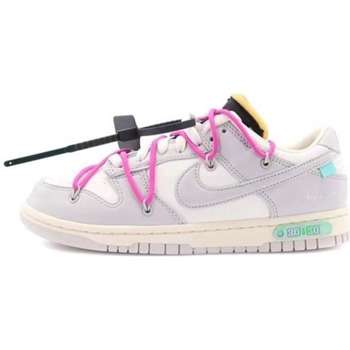 SB Dunk Low Off White Retro Femme Homme Chaussures de Basket Pas Cher Blanc  - Cdiscount Chaussures